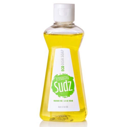 SUDZ Essentiel Elements Dish Soap, 3.5oz/103ml, Yellow